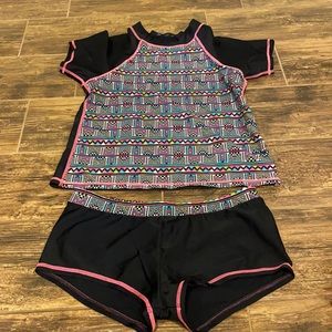 Swim shirt and shorts